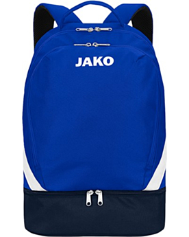 Personalisierbarer JAKO Sport Rucksack mit Bodenfach Royal/Marine