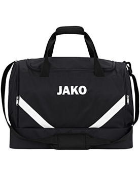 Personalisierbare JAKO Sporttasche Iconic mit Bodenfach Schwarz