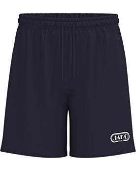 JAKO kurze Sporthose Retro bedrucken Marine