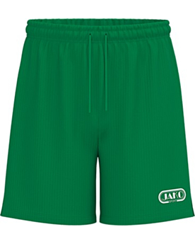 JAKO kurze Sporthose Retro bedrucken Sportgrün