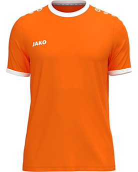 JAKO Trikot One mit Kontraststreifen selbst gestalten Neonorange