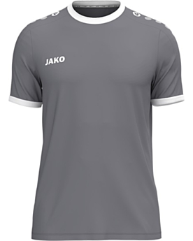 JAKO Trikot One mit Kontraststreifen selbst gestalten Grau