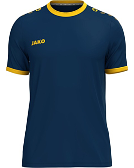 JAKO Trikot One mit Kontraststreifen selbst gestalten navy/citro