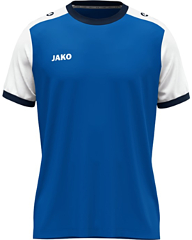 JAKO Kinder Trikot Dynamic mit Kontrasteinfassung Royal/Weiß