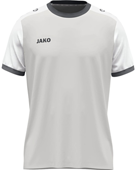 JAKO Kinder Trikot Dynamic mit Kontrasteinfassung hellgrau/weiß