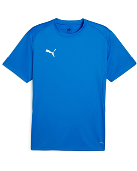 PUMA teamGOAL Jersey bedrucken Electric Blue Lemonade/PUMA White