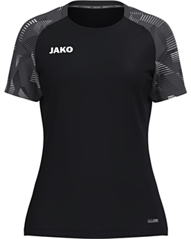 JAKO T-Shirt Sonic stylisches Funktionsshirt für Damen Schwarz/Anthrazit