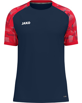 T-Shirt Sonic bedrucken – nachhaltiges Funktionsshirt von JAKO Marine/Rot