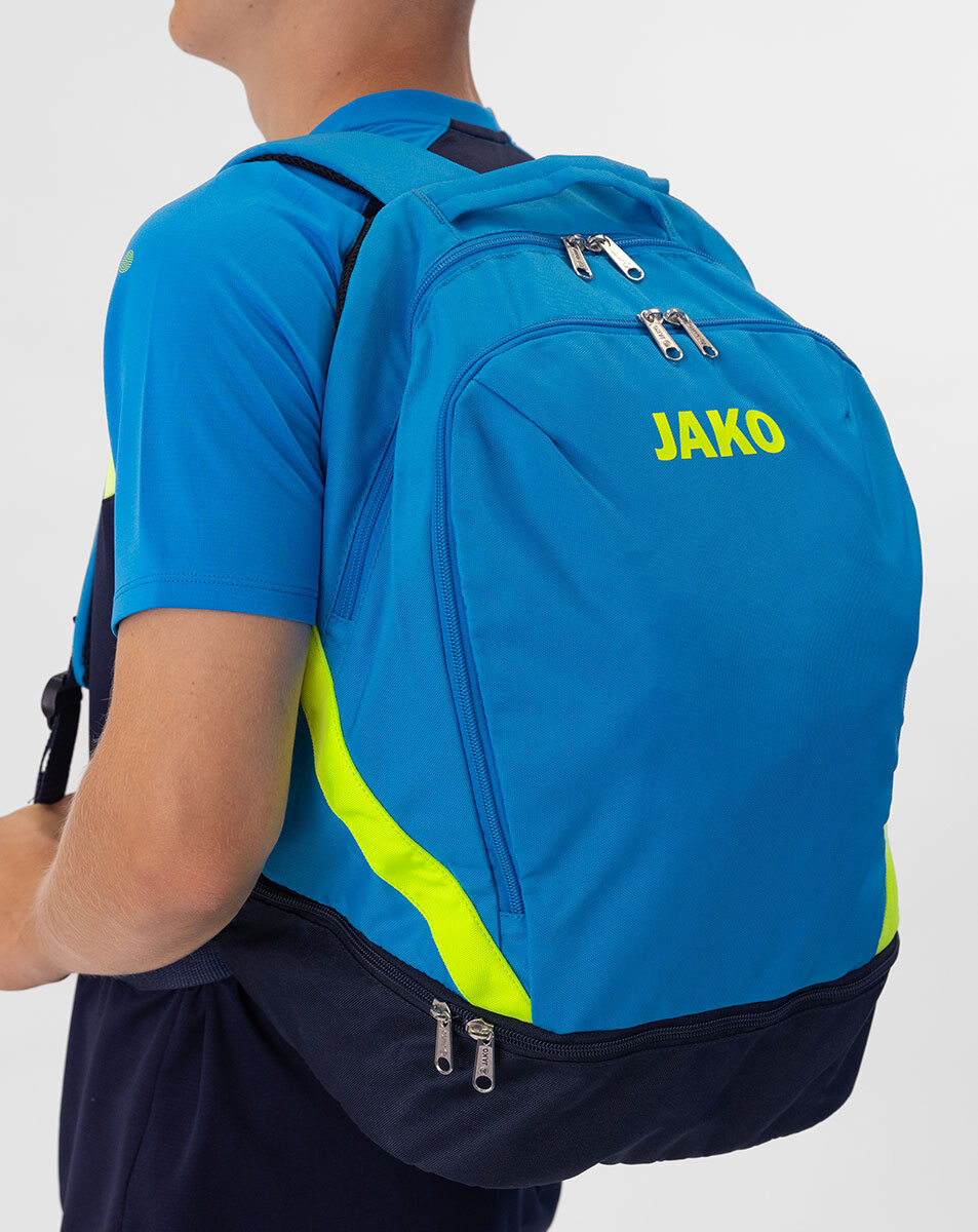 Personalisierbarer JAKO Sport Rucksack mit Bodenfach