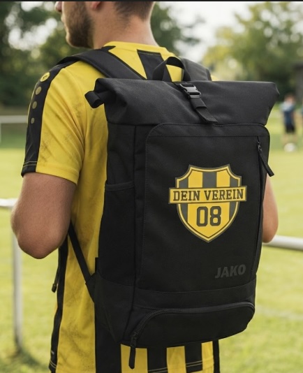 JAKO Rucksack Matchday mit Vereinslogo bedrucken