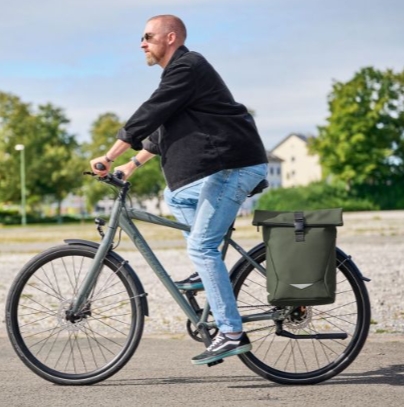 Fahrrad Rolltop-Rucksack und Tasche für Gepäckträger HF18063