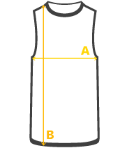 Tanktop Basketball Trikot aus Mesh